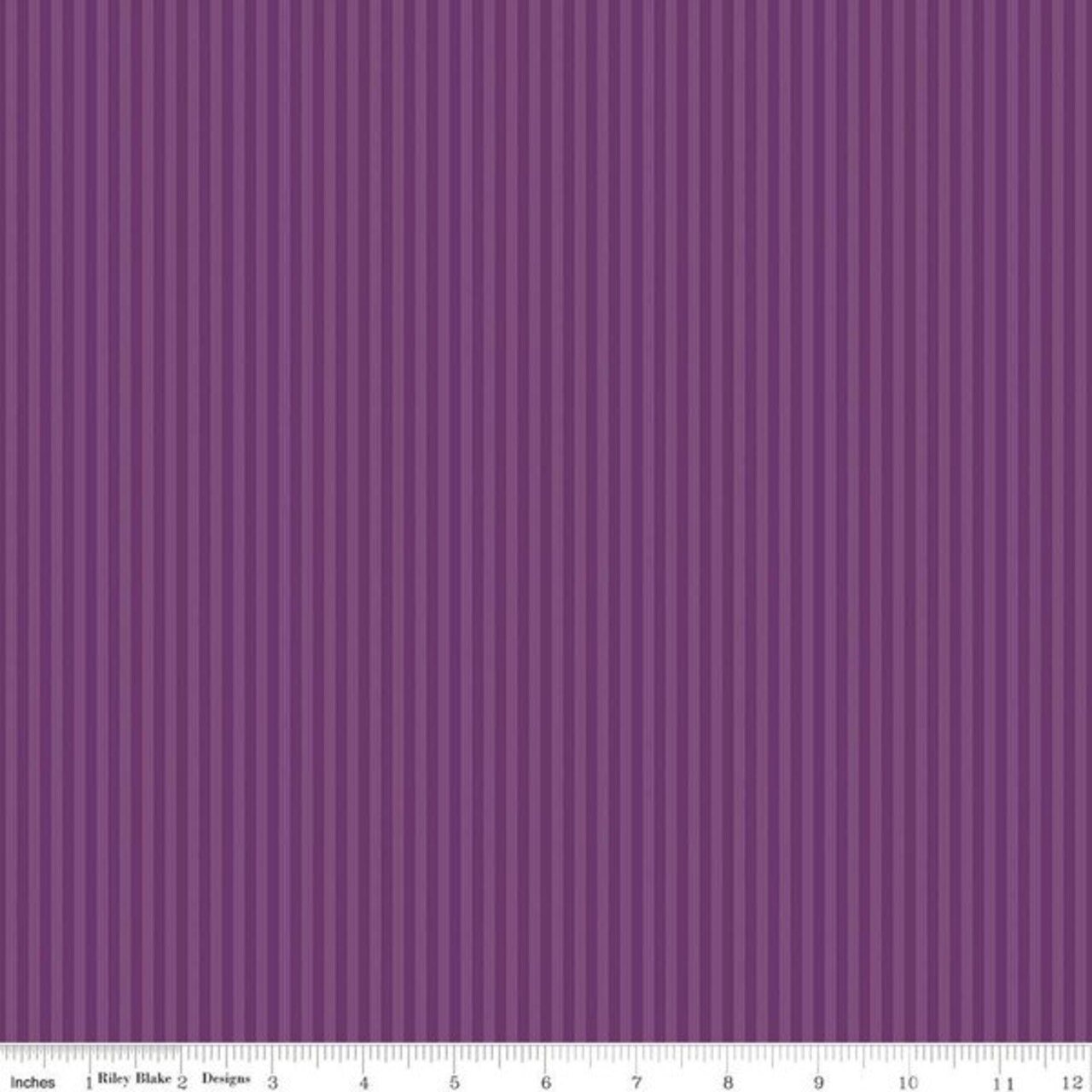 1/8" Tonal Stripe in Eggplant (c500-eggplant) | Stripes | Riley Blake Designs | Riley Blake